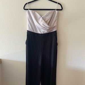Guess Black and White Jumpsuit